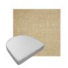 Custom outdoor contoured seat cushions from Cascadia Outdoor Cushions in Sunbrella Fabrics