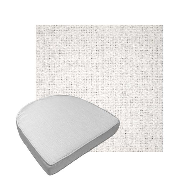 Custom outdoor contoured seat cushions from Cascadia Outdoor Cushions in Sunbrella Fabrics