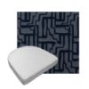 Custom outdoor contoured seat cushions from Cascadia Outdoor Cushions in Sunbrella Fabrics