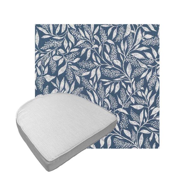 Custom outdoor contoured seat cushions from Cascadia Outdoor Cushions in Sunbrella Fabrics