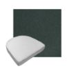 Custom outdoor contoured seat cushions from Cascadia Outdoor Cushions in Sunbrella Fabrics