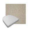 Custom outdoor contoured seat cushions from Cascadia Outdoor Cushions in Sunbrella Fabrics