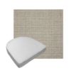 Custom outdoor contoured seat cushions from Cascadia Outdoor Cushions in Sunbrella Fabrics