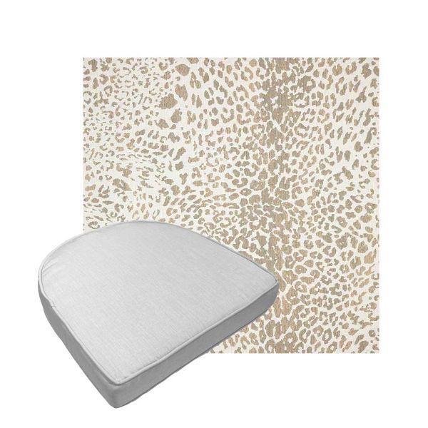 Custom outdoor contoured seat cushions from Cascadia Outdoor Cushions in Sunbrella Fabrics