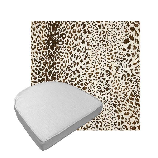 Custom outdoor contoured seat cushions from Cascadia Outdoor Cushions in Sunbrella Fabrics