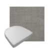 Custom outdoor contoured seat cushions from Cascadia Outdoor Cushions in Sunbrella Fabrics