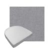 Custom outdoor contoured seat cushions from Cascadia Outdoor Cushions in Sunbrella Fabrics