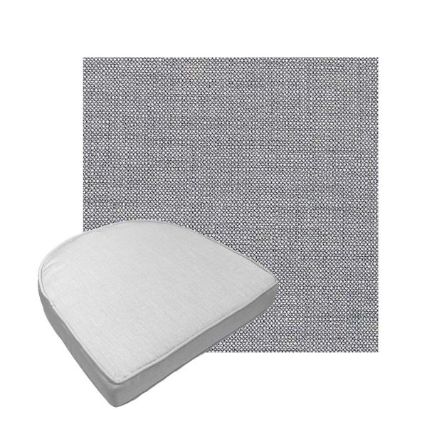 Custom outdoor contoured seat cushions from Cascadia Outdoor Cushions in Sunbrella Fabrics