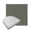 Custom outdoor contoured seat cushions from Cascadia Outdoor Cushions in Sunbrella Fabrics
