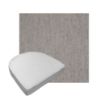 Custom outdoor contoured seat cushions from Cascadia Outdoor Cushions in Sunbrella Fabrics