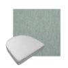 Custom outdoor contoured seat cushions from Cascadia Outdoor Cushions in Sunbrella Fabrics