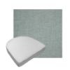 Custom outdoor contoured seat cushions from Cascadia Outdoor Cushions in Sunbrella Fabrics