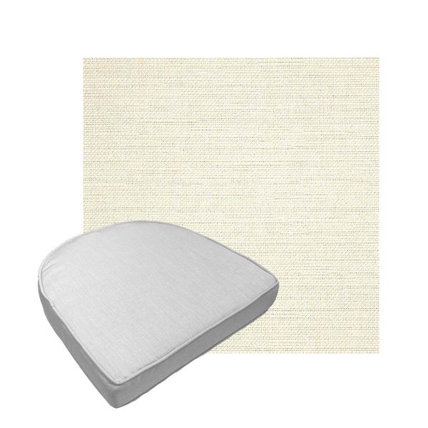 Custom outdoor contoured seat cushions from Cascadia Outdoor Cushions in Sunbrella Fabrics