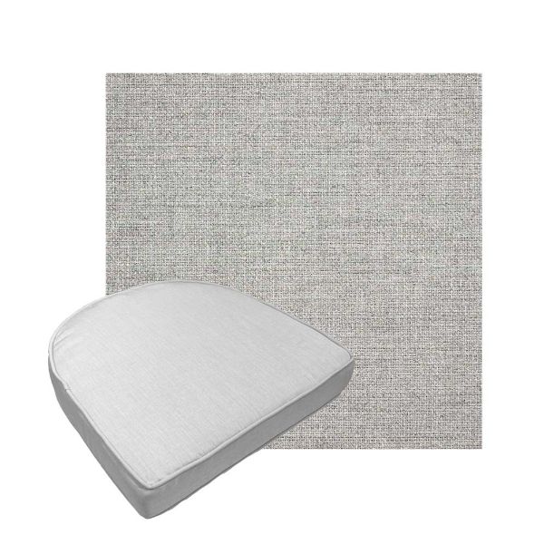 Custom outdoor contoured seat cushions from Cascadia Outdoor Cushions in Sunbrella Fabrics