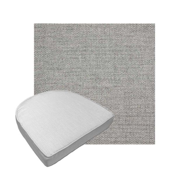 Custom outdoor contoured seat cushions from Cascadia Outdoor Cushions in Sunbrella Fabrics