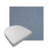 Custom outdoor contoured seat cushions from Cascadia Outdoor Cushions in Sunbrella Fabrics