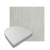 Custom outdoor contoured seat cushions from Cascadia Outdoor Cushions in Sunbrella Fabrics