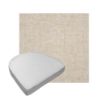 Custom outdoor contoured seat cushions from Cascadia Outdoor Cushions in Sunbrella Fabrics