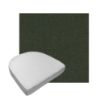 Custom outdoor contoured seat cushions from Cascadia Outdoor Cushions in Sunbrella Fabrics