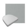 Custom outdoor contoured seat cushions from Cascadia Outdoor Cushions in Sunbrella Fabrics