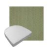 Custom outdoor contoured seat cushions from Cascadia Outdoor Cushions in Sunbrella Fabrics