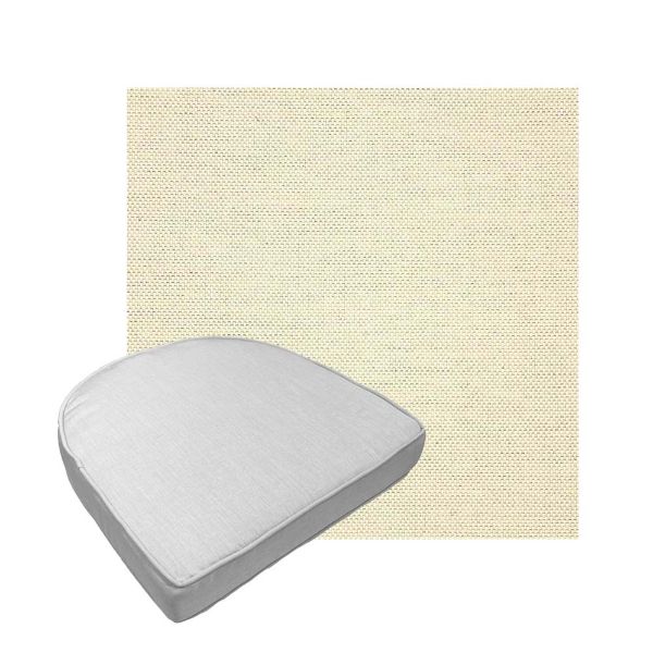 Custom outdoor contoured seat cushions from Cascadia Outdoor Cushions in Sunbrella Fabrics