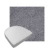 Custom outdoor contoured seat cushions from Cascadia Outdoor Cushions in Sunbrella Fabrics