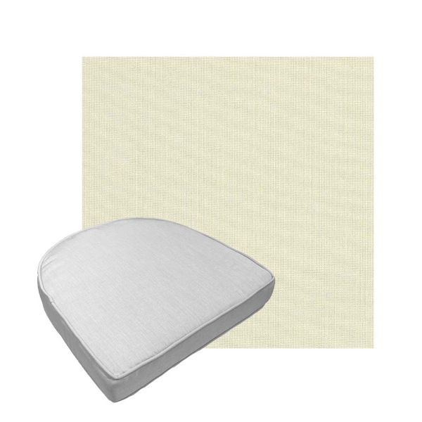 Custom outdoor contoured seat cushions from Cascadia Outdoor Cushions in Sunbrella Fabrics