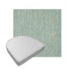 Custom outdoor contoured seat cushions from Cascadia Outdoor Cushions in Sunbrella Fabrics