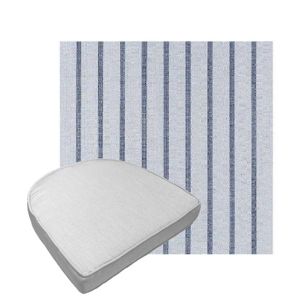 Custom outdoor contoured seat cushions from Cascadia Outdoor Cushions in Sunbrella Fabrics