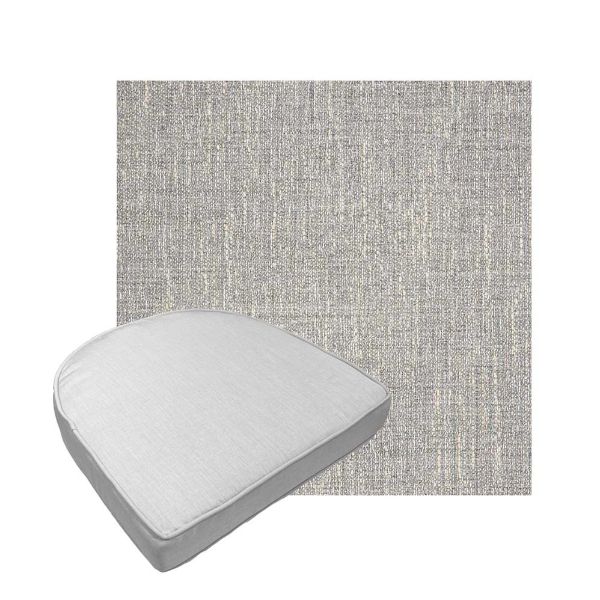 Custom outdoor contoured seat cushions from Cascadia Outdoor Cushions in Sunbrella Fabrics