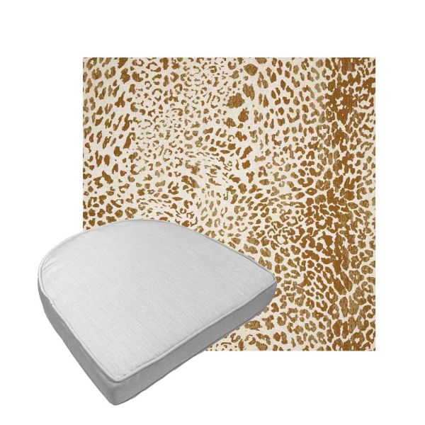 Custom outdoor contoured seat cushions from Cascadia Outdoor Cushions in Sunbrella Fabrics