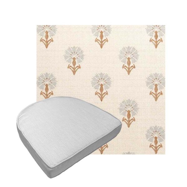 Custom outdoor contoured seat cushions from Cascadia Outdoor Cushions in Sunbrella Fabrics