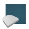 Custom outdoor contoured seat cushions from Cascadia Outdoor Cushions in Sunbrella Fabrics