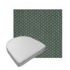Custom outdoor contoured seat cushions from Cascadia Outdoor Cushions in Sunbrella Fabrics