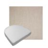 Custom outdoor contoured seat cushions from Cascadia Outdoor Cushions in Sunbrella Fabrics