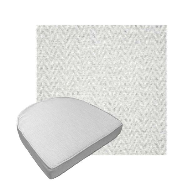 Custom outdoor contoured seat cushions from Cascadia Outdoor Cushions in Sunbrella Fabrics