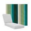 Boxed Chaise Lounge Cushions in Sunbrella Fabrics.