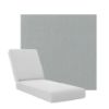 Boxed Chaise Lounge Cushions in Sunbrella Fabrics