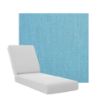 Boxed Chaise Lounge Cushions in Sunbrella Fabrics