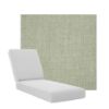 Boxed Chaise Lounge Cushions in Sunbrella Fabrics