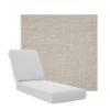 Boxed Chaise Lounge Cushions in Sunbrella Fabrics