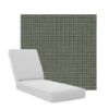 Boxed Chaise Lounge Cushions in Sunbrella Fabrics