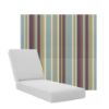 Boxed Chaise Lounge Cushions in Sunbrella Fabrics