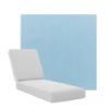 Boxed Chaise Lounge Cushions in Sunbrella Fabrics