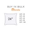 Picture of BULK 24" Square Pillow