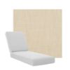 Boxed Chaise Lounge Cushions in Sunbrella Fabrics