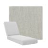 Boxed Chaise Lounge Cushions in Sunbrella Fabrics