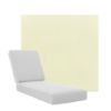 Boxed Chaise Lounge Cushions in Sunbrella Fabrics