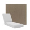 Boxed Chaise Lounge Cushions in Sunbrella Fabrics